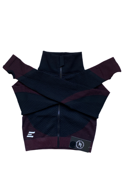 EMPWR YOU empwr compression zip jacket in Red