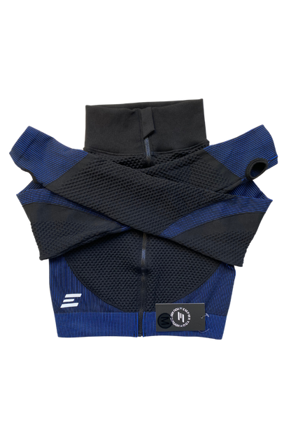 EMPWR YOU empwr compression zip jacket in Blue