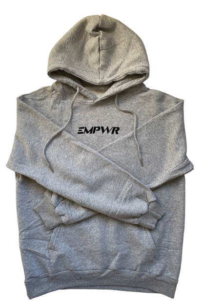EMPWR YOU unisex oversized fleece hoodie in Grey