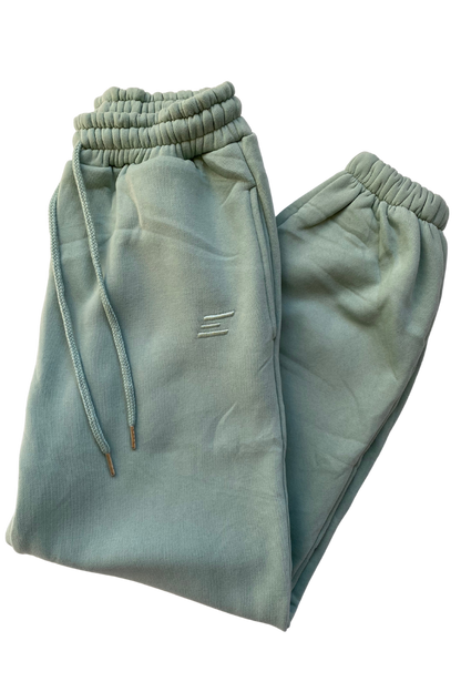 EMPWR YOU essential fleece joggers in Sage