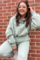 EMPWR YOU essential fleece joggers in Grey