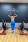 EMPWR YOU adapt cross-back sports bra in Blue