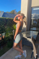 EMPWR YOU luxe ribbed seamless shorts in Sky