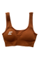 EMPWR YOU luxe u-shape seamless sports bra in Cinnamon