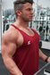 EMPWR YOU unisex training singlet in Maroon