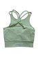 EMPWR YOU paradise racerback seamless sports bra in Lime
