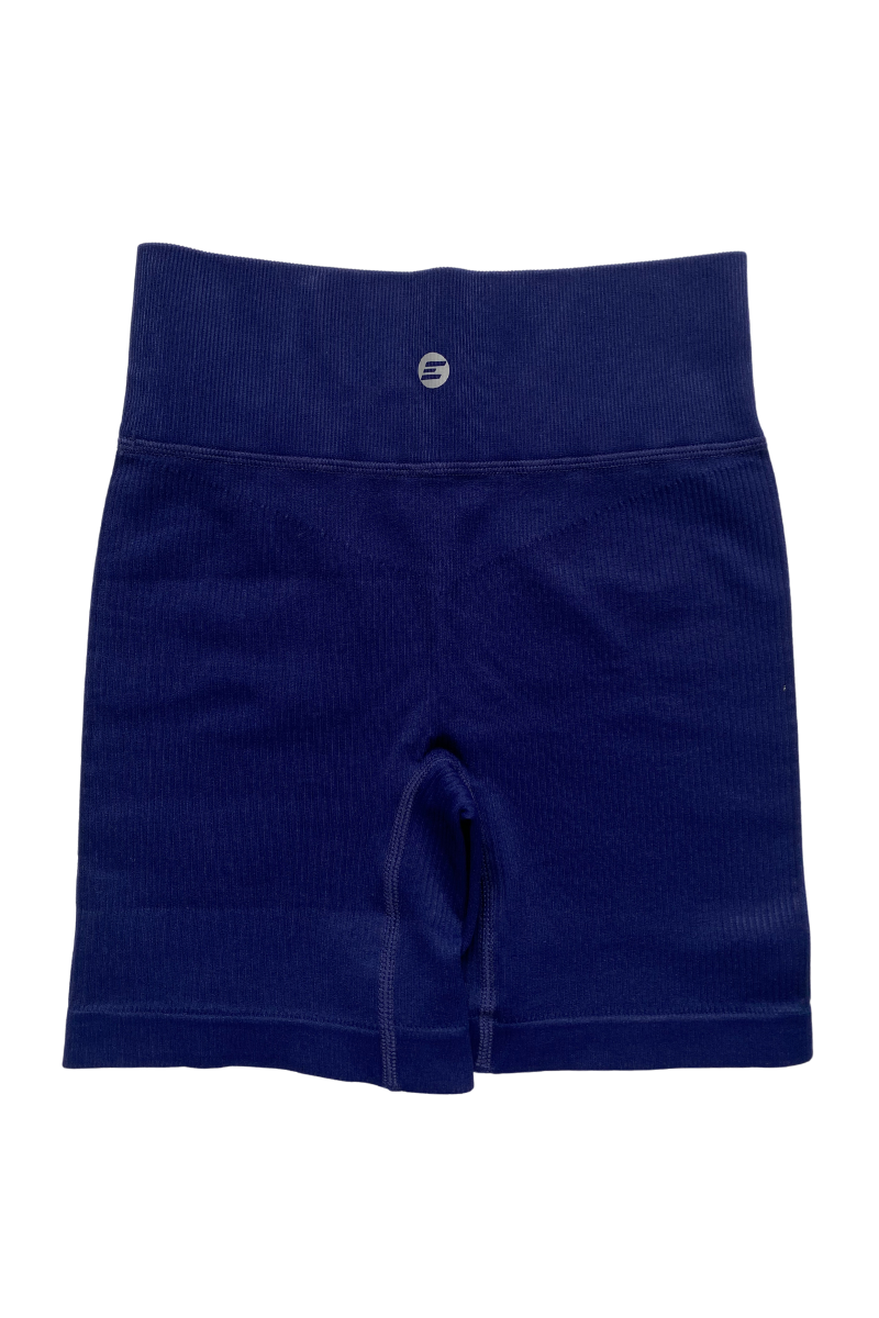 Luxe Seamless Shorts | Navy Blue