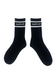 EMPWR YOU crew gym socks in Black