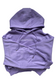 EMPWR YOU cropped fleece hoodie in Lilac