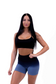 EMPWR YOU ombre seamless gym shorts in Faded