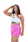 EMPWR YOU camo seamless gym shorts in Pink