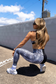EMPWR YOU venom snakeskin gym leggings