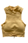 EMPWR YOU paradise high-neck seamless crop in Lemon