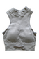 EMPWR YOU paradise high-neck seamless crop in Pastel Blue