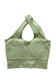EMPWR YOU paradise keyhole seamless sports bra in Lime